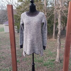 Ruby Moon Black and White Knit Sweater